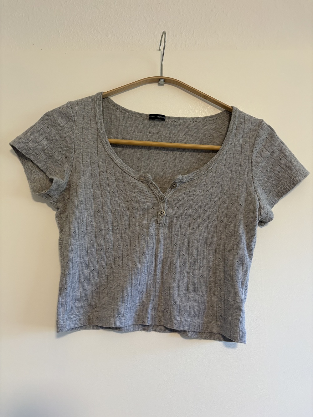 Brandy Melville 3 buttons with patterned fabric